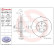 Disco de freno delantero 09.6708.10 Brembo, Miniatura 4