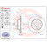 Disco de freno delantero 09.6983.10 Brembo, Miniatura 4