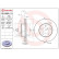 Disco de freno delantero 09.8955.10 Brembo, Miniatura 4