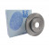 Disco de freno delantero ADG04363 Blue Print