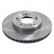 Disco de freno delantero ADH24341 Blue Print