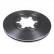 Disco de freno delantero ADM54345 Blue Print