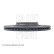 Disco de freno delantero ADT343272 Blue Print, Miniatura 4