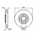 Disco de freno delantero BD1047 Bosch, Miniatura 5