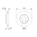Disco de freno delantero BD1184 Bosch, Miniatura 5
