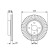 Disco de freno delantero BD1459 Bosch