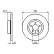 Disco de freno delantero BD584 Bosch