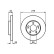 Disco de freno delantero BD922 Bosch
