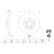 Disco de freno delantero BD924 Bosch, Miniatura 5
