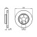 Disco de freno delantero BD927 Bosch, Miniatura 5