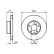 Disco de freno delantero BD958 Bosch, Miniatura 5