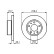 Disco de freno delantero BD990 Bosch, Miniatura 5