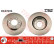 Disco de freno delantero derecho DF4763S TRW