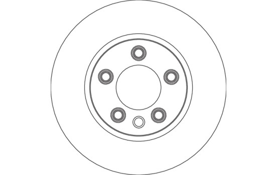 Disco de freno delantero derecho DF4763S TRW, Imagen 3
