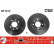 Disco de freno delantero DF1013 TRW, Miniatura 3