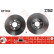 Disco de freno delantero DF1032 TRW