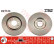 Disco de freno delantero DF1123 TRW
