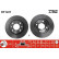Disco de freno delantero DF1221 TRW, Miniatura 3