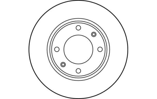 Disco de freno delantero DF1221 TRW, Imagen 4