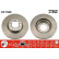 Disco de freno delantero DF1586 TRW
