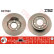 Disco de freno delantero DF1593 TRW