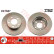 Disco de freno delantero DF1687 TRW
