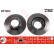 Disco de freno delantero DF1803 TRW