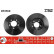 Disco de freno delantero DF2558 TRW, Miniatura 2