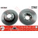 Disco de freno delantero DF2601 TRW