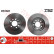 Disco de freno delantero DF2681 TRW