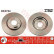 Disco de freno delantero DF2734 TRW, Miniatura 2