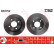 Disco de freno delantero DF2752 TRW