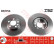 Disco de freno delantero DF2754 TRW