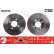 Disco de freno delantero DF2755 TRW