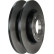 Disco de freno delantero DF2755 TRW, Miniatura 4