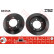 Disco de freno delantero DF3165 TRW