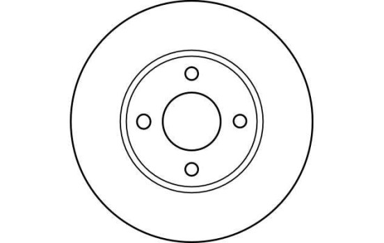 Disco de freno delantero DF4019 TRW, Imagen 3
