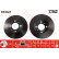 Disco de freno delantero DF4021 TRW