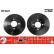 Disco de freno delantero DF4021 TRW, Miniatura 2