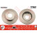 Disco de freno delantero DF4022 TRW