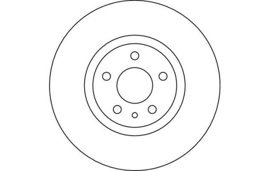Disco de freno delantero DF4025 TRW, Imagen 3