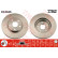 Disco de freno delantero DF4046 TRW