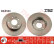 Disco de freno delantero DF4103 TRW
