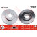 Disco de freno delantero DF4107 TRW
