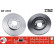 Disco de freno delantero DF4107 TRW, Miniatura 2