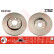 Disco de freno delantero DF4109 TRW