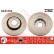 Disco de freno delantero DF4125S TRW