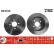 Disco de freno delantero DF4155 TRW