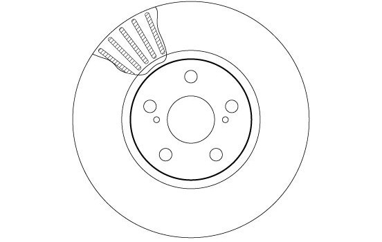 Disco de freno delantero DF4160 TRW, Imagen 2