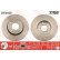 Disco de freno delantero DF4169 TRW